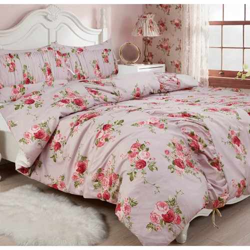 Full queen ruched comforter - full/queen,