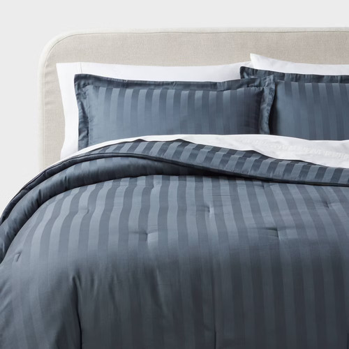 3luxe striped damask comforter - 3luxe,