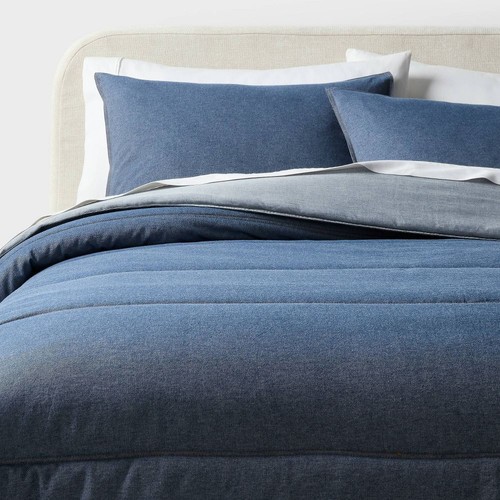 King denim comforter - comforter, and